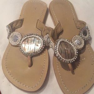 Skemo Jewelled Sandals in Excellent Condition. -8-